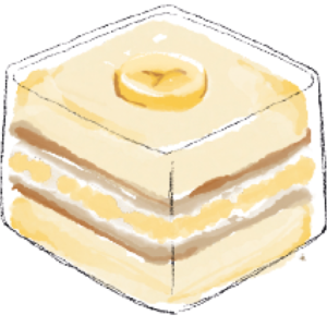 Banana Milk Tiramisu